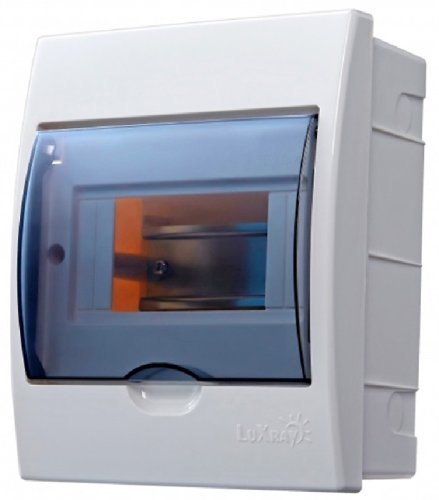 Бокс пластиковый Lezard Luxray ЩРВ-П-4 (200x112x95мм) IP41 прозрачная дверь картинка 